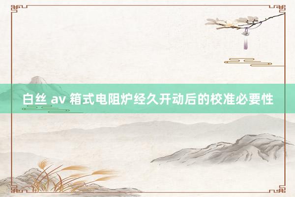 白丝 av 箱式电阻炉经久开动后的校准必要性