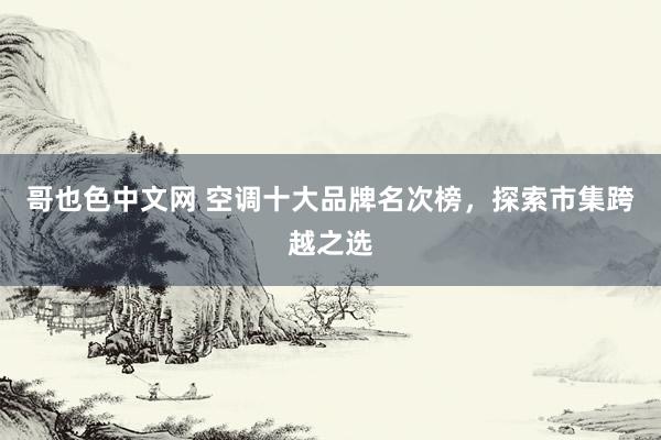 哥也色中文网 空调十大品牌名次榜，探索市集跨越之选